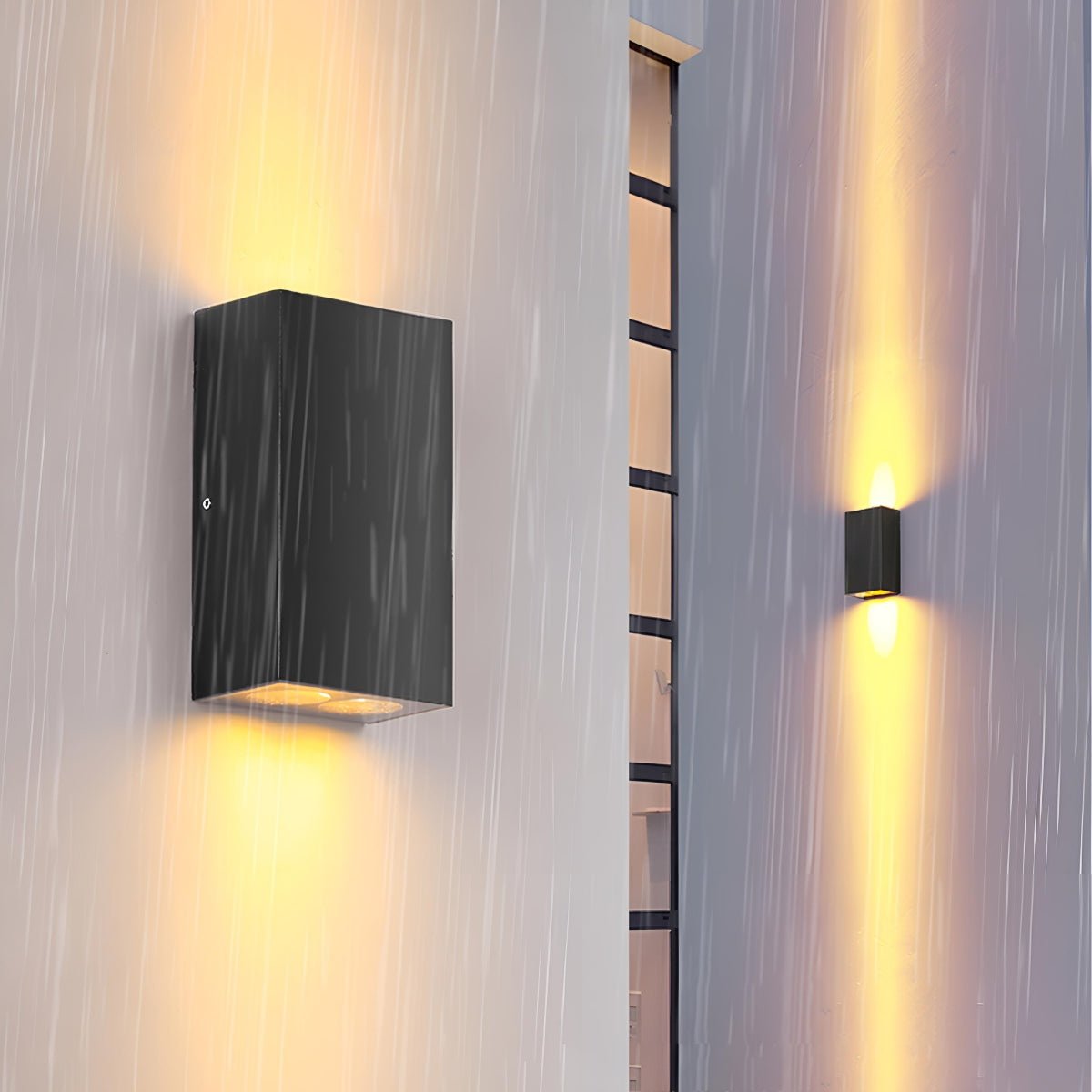 Waterproof Modern Rectangular Up&amp;Down LED Outdoor Wall Washer Lights - Flyachilles