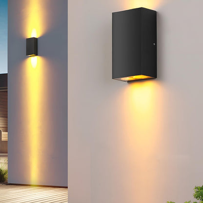 Waterproof Modern Rectangular Up&amp;Down LED Outdoor Wall Washer Lights - Flyachilles