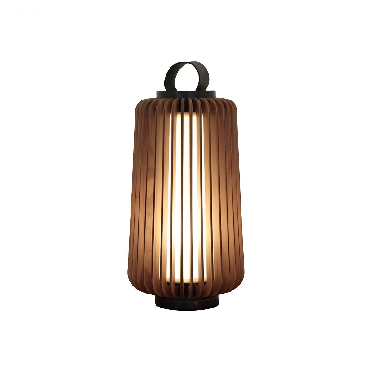 Waterproof Modern Ribbed Cylindrical LED Outdoor Floor Lamp Lantern - Flyachilles