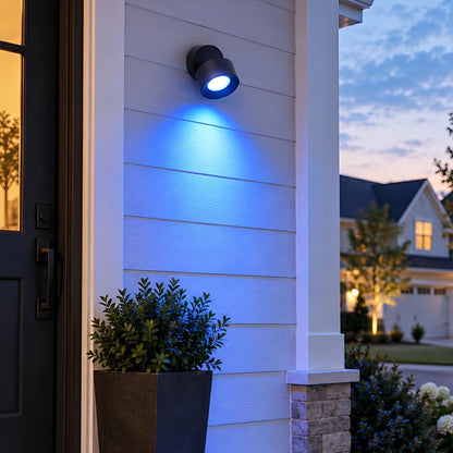 Waterproof Modern Round Adjustable Angle Outdoor Porch LED Wall Lights - Flyachilles
