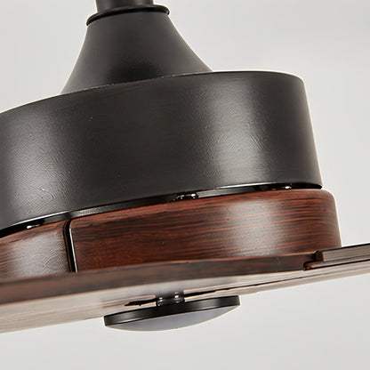 Waterproof Modern Sculpted Curved 3-Blade Outdoor Ceiling Fan - Flyachilles