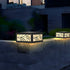 Waterproof Modern Square LED Solar Outdoor Deck Post Lights Pillar Light - Flyachilles