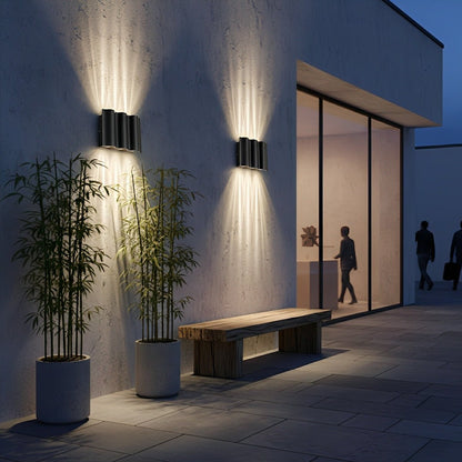 Waterproof Modern Water Wave Up and Down Wall Sconce Light - Flyachilles