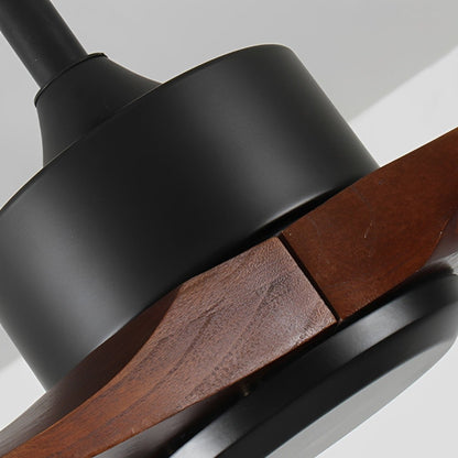 Waterproof Modern Wood 3-Blade Outdoor Ceiling Fan - Flyachilles
