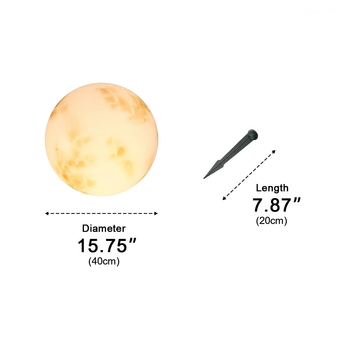 Waterproof Moon Ball Lights Garden Landscape Lawn Lights - Flyachilles