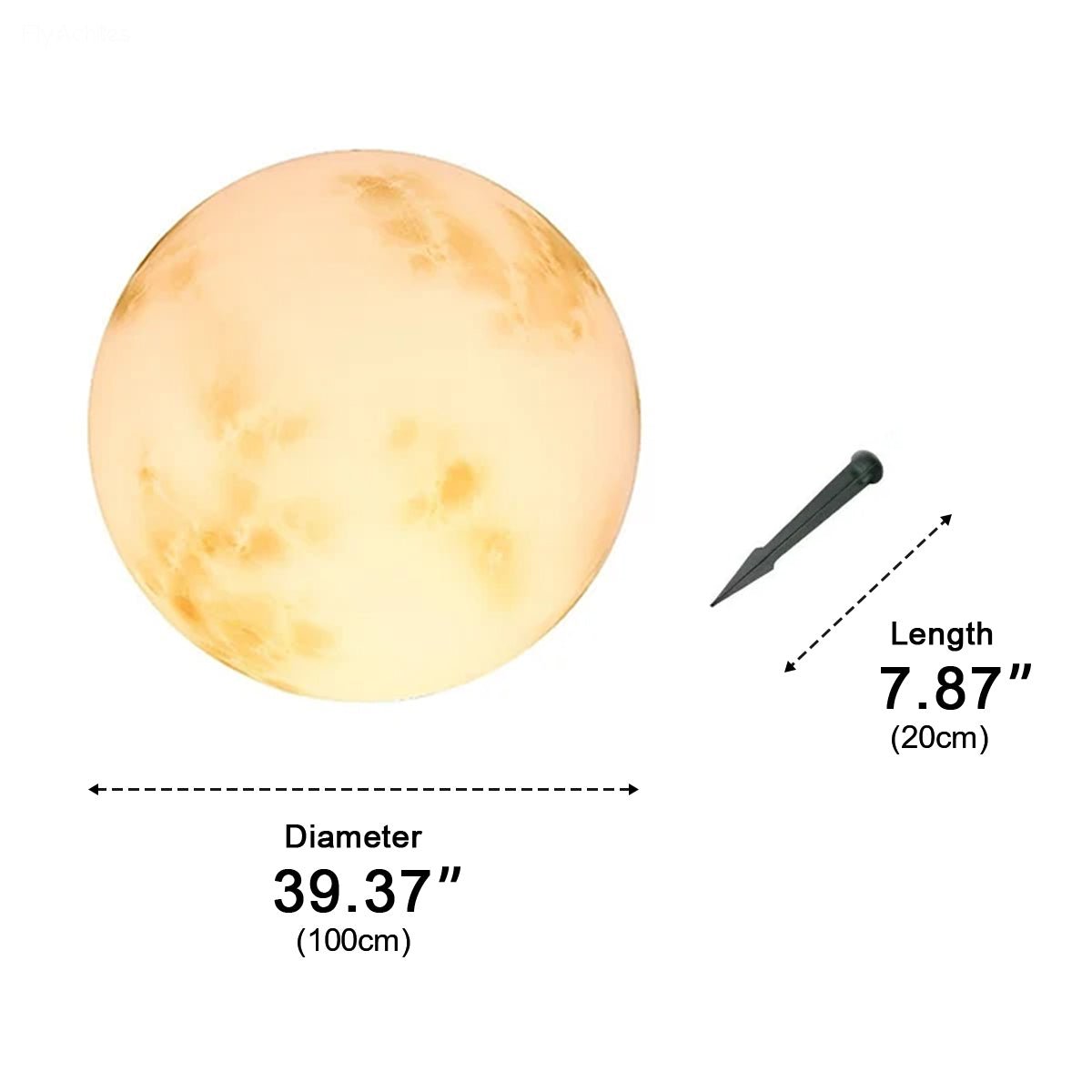 Waterproof Moon Ball Lights Garden Landscape Lawn Lights - Flyachilles