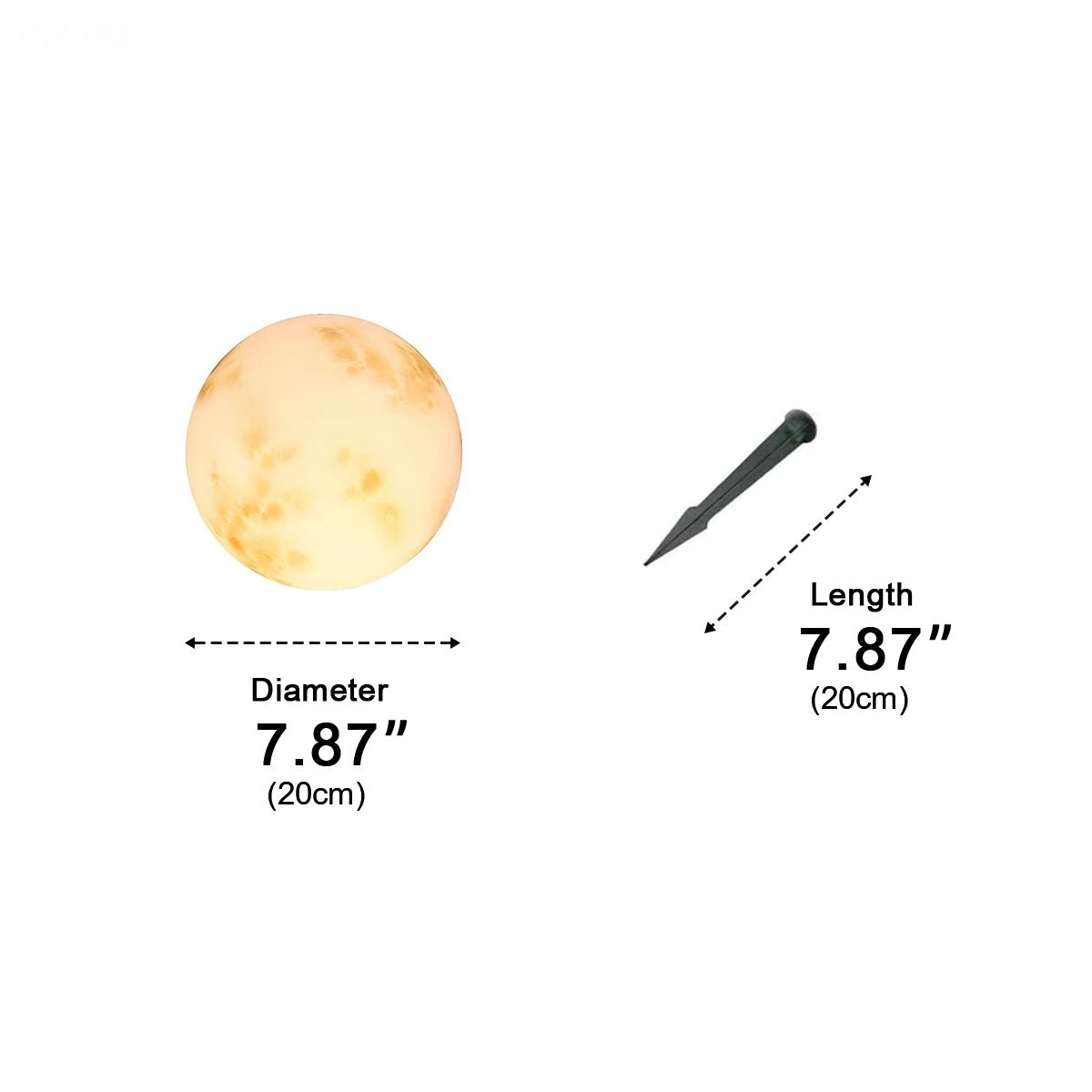 Waterproof Moon Ball Lights Garden Landscape Lawn Lights - Flyachilles
