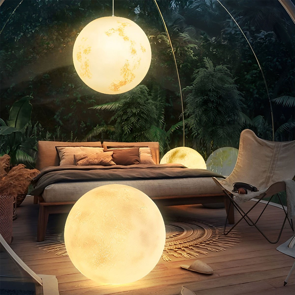 Waterproof Moon Garden Landscape Outdoor Ceiling Lights - Flyachilles