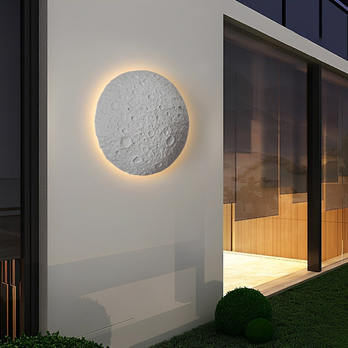 Waterproof Moon Outdoor LED Porch Exterior Wall Lights - Flyachilles