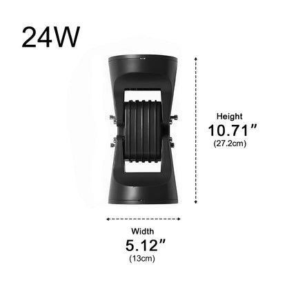 Waterproof Outdoor Adjustable Up and Down LED Exterior Wall Lights Spotlight - Flyachilles