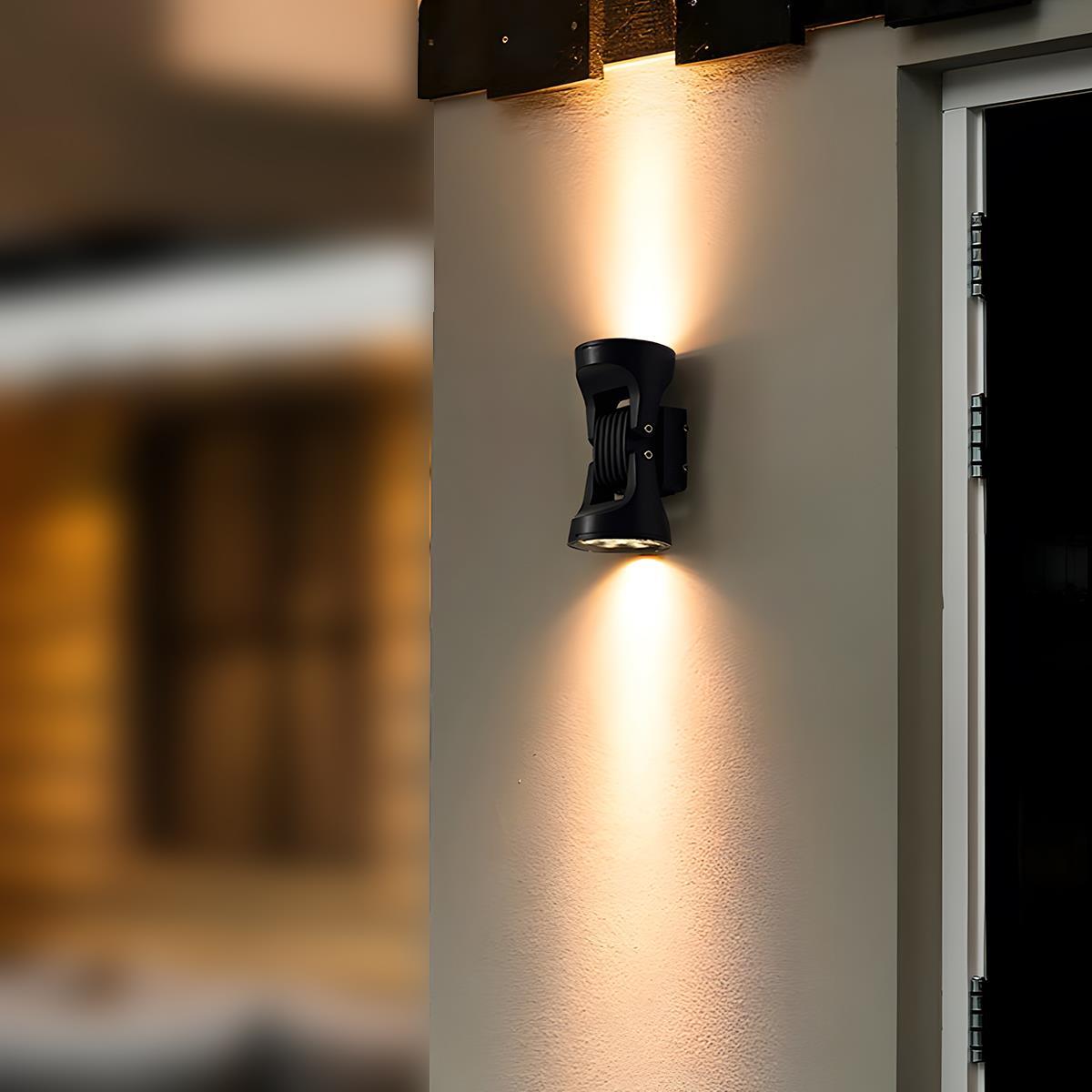 Waterproof Outdoor Adjustable Up and Down LED Exterior Wall Lights Spotlight - Flyachilles