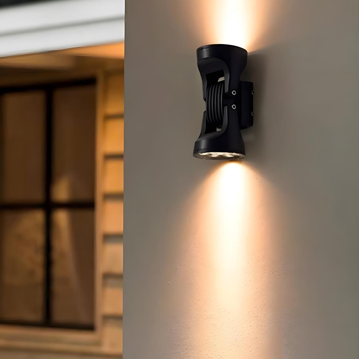 Waterproof Outdoor Adjustable Up and Down LED Exterior Wall Lights Spotlight - Flyachilles
