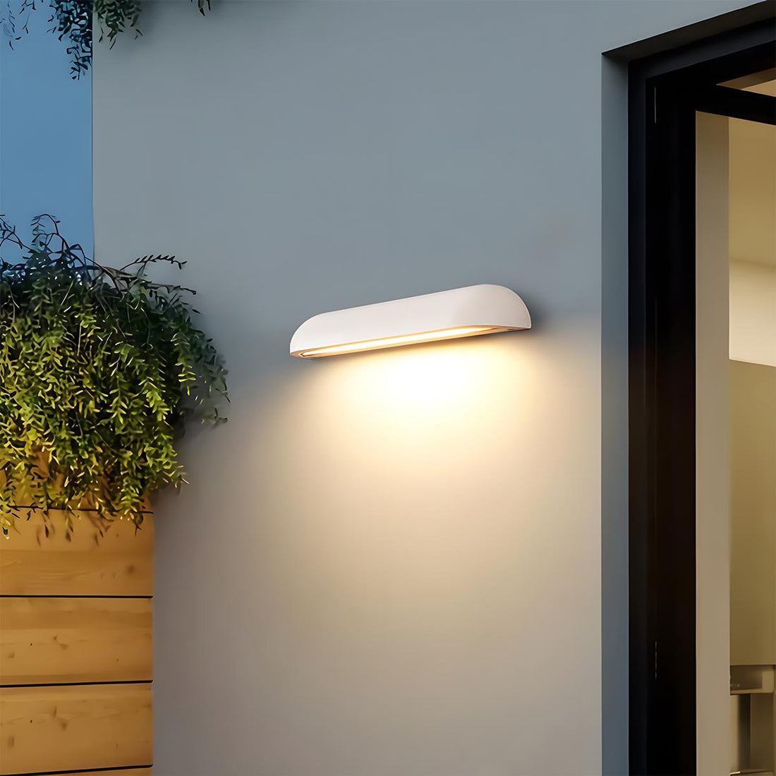 Waterproof Outdoor Cement Curved Dom LED Porch Light Exterior Wall Lights - Flyachilles