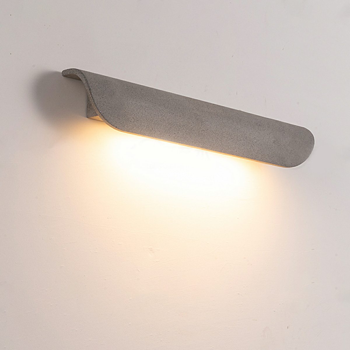 Waterproof Outdoor Cement Curved Tiles LED Porch Wall Lights - Flyachilles