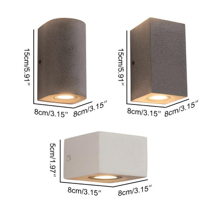 Waterproof Outdoor Cement LED Porch Light Exterior Wall Lights - Flyachilles