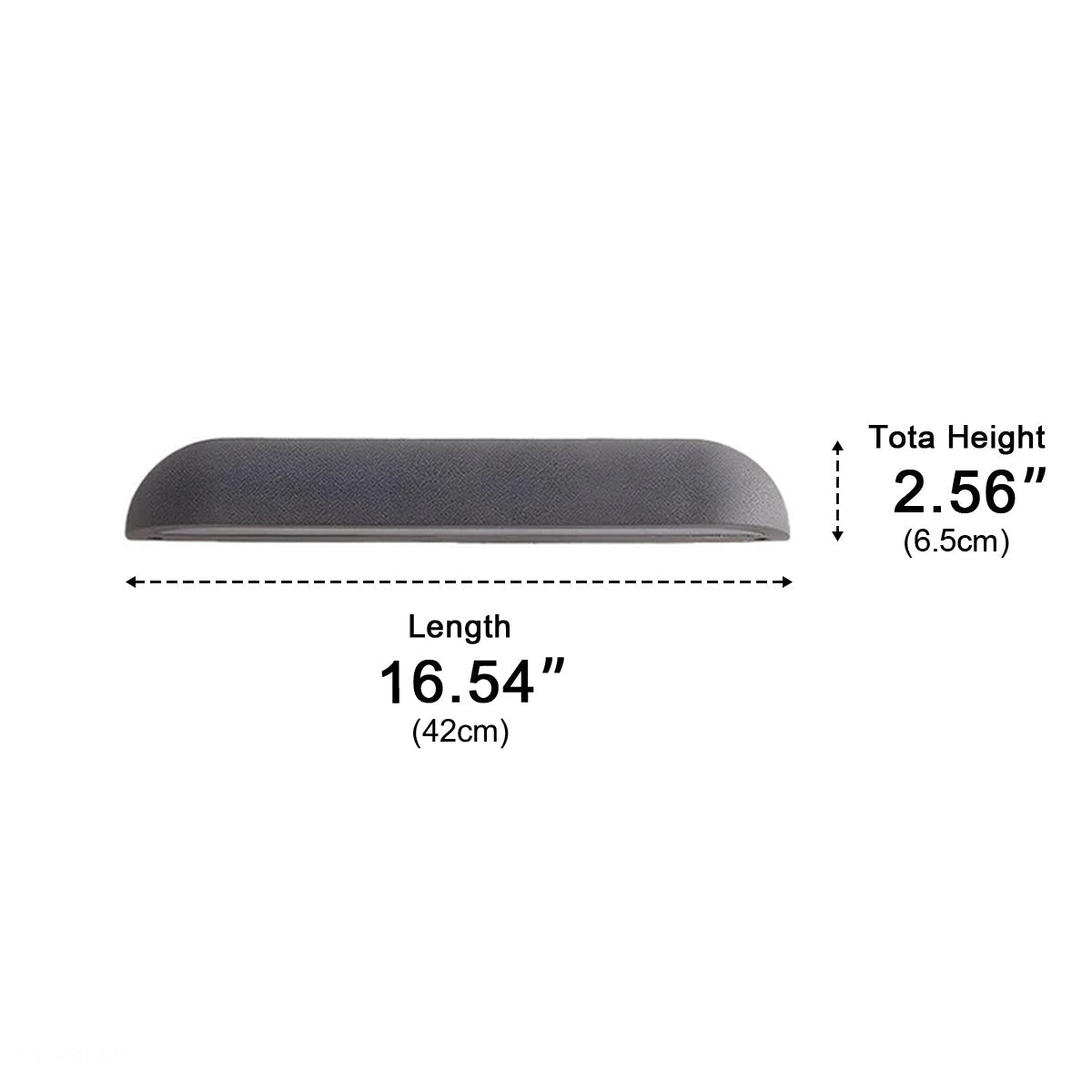 Waterproof Outdoor Concrete Curved Dom LED Porch Light Exterior Wall Lights - Flyachilles