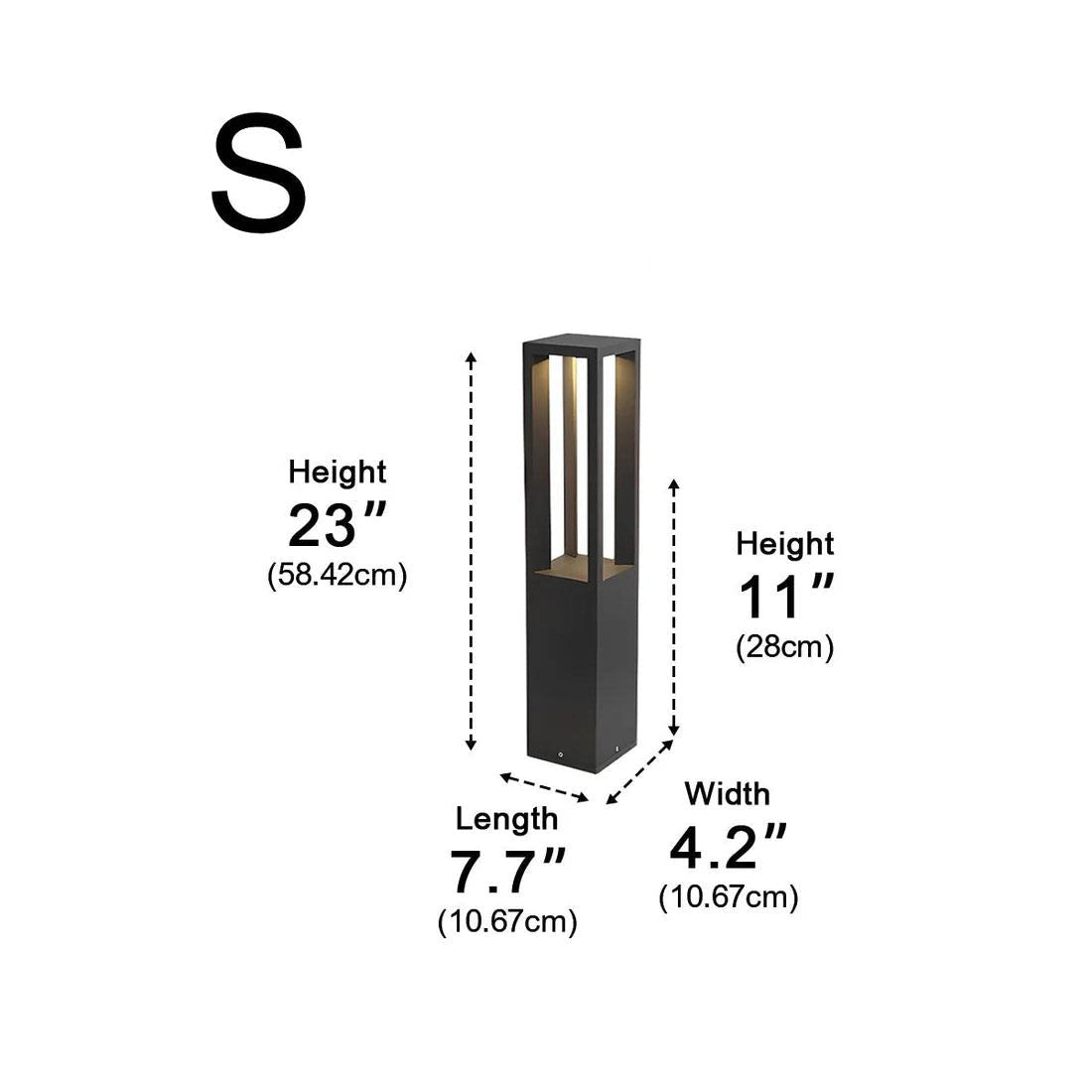 Waterproof Outdoor Garden LED Lawn Lamp Bollard Path Lights - Flyachilles