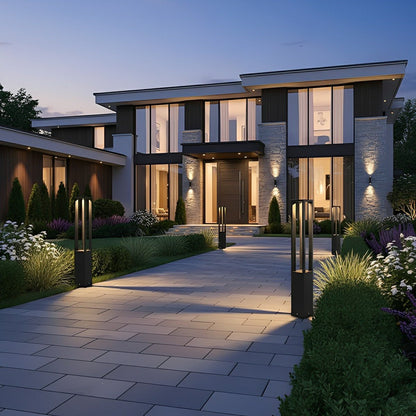 Waterproof Outdoor Garden LED Lawn Lamp Bollard Path Lights - Flyachilles