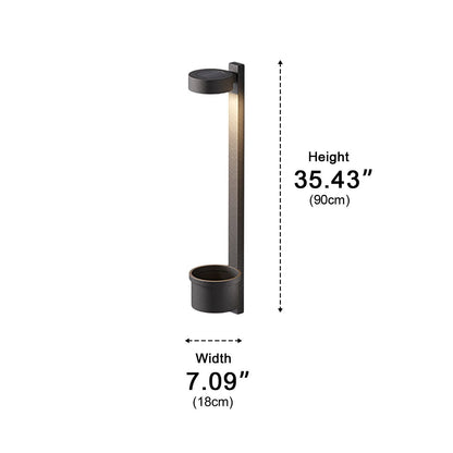 Waterproof Outdoor LED Porch Wall Lights Plant Pot - Flyachilles