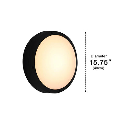 Waterproof Outdoor LED Round Porch Light Exterior Wall Lights - Flyachilles