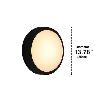 Waterproof Outdoor LED Round Porch Light Exterior Wall Lights - Flyachilles