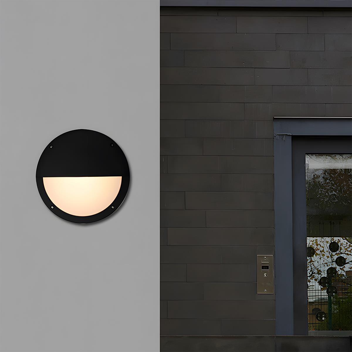 Waterproof Outdoor LED Round Porch Light Exterior Wall Lights - Flyachilles