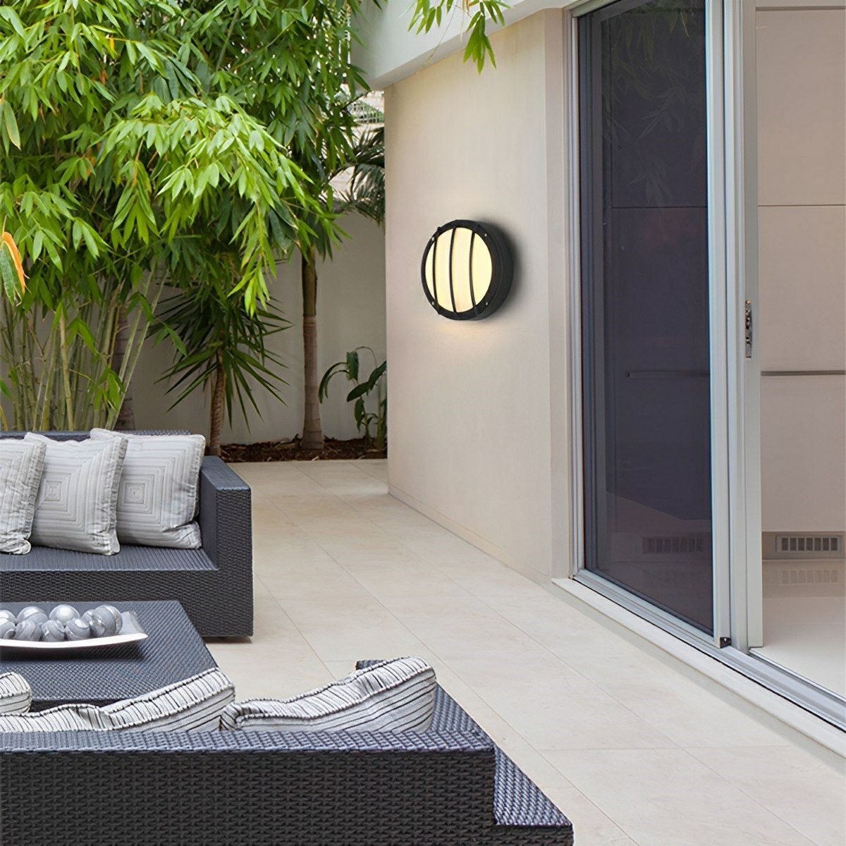 Waterproof Outdoor LED Round Porch Light Exterior Wall Lights - Flyachilles