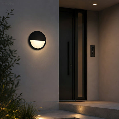 Waterproof Outdoor LED Round Porch Light Exterior Wall Lights - Flyachilles