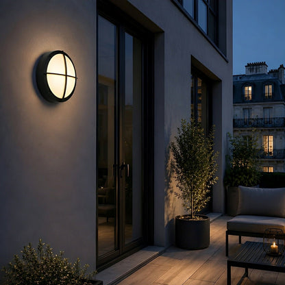 Waterproof Outdoor LED Round Porch Light Exterior Wall Lights - Flyachilles