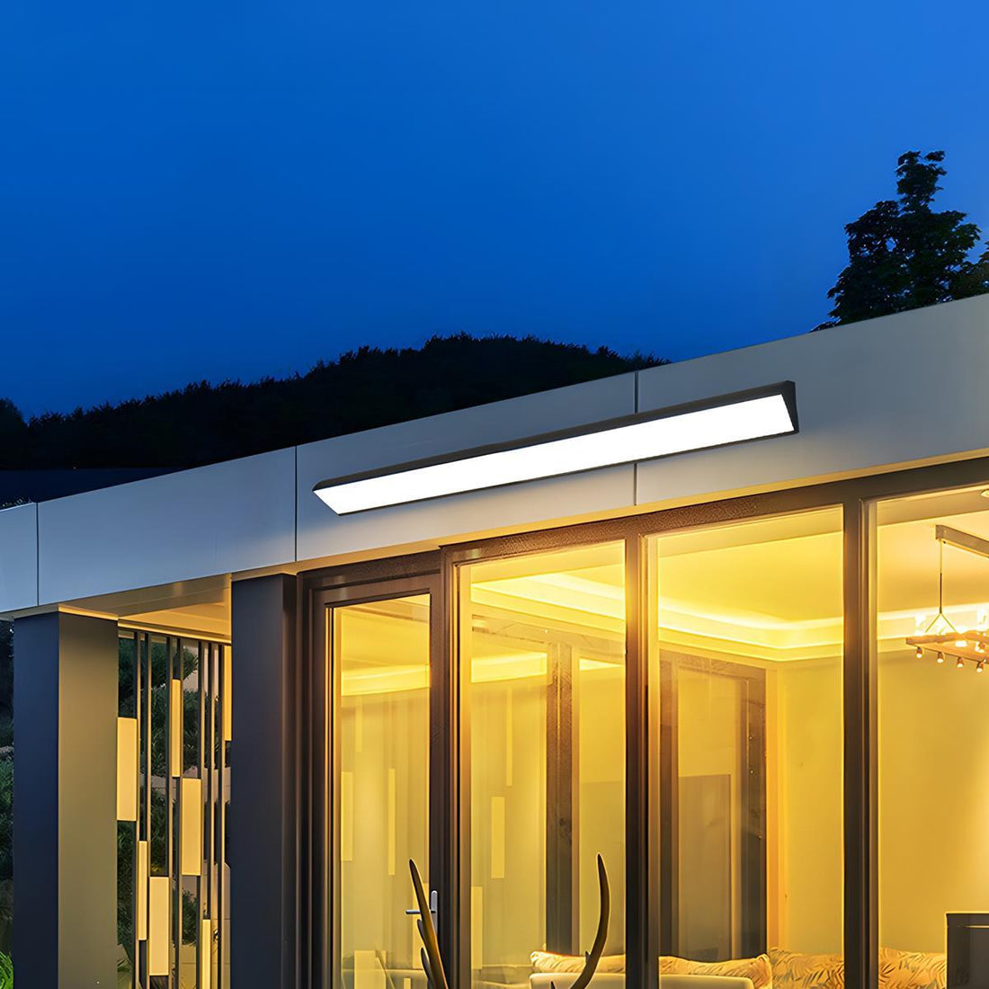 Waterproof Outdoor LED Strip Lights Porch Light Exterior Wall Lights - Flyachilles