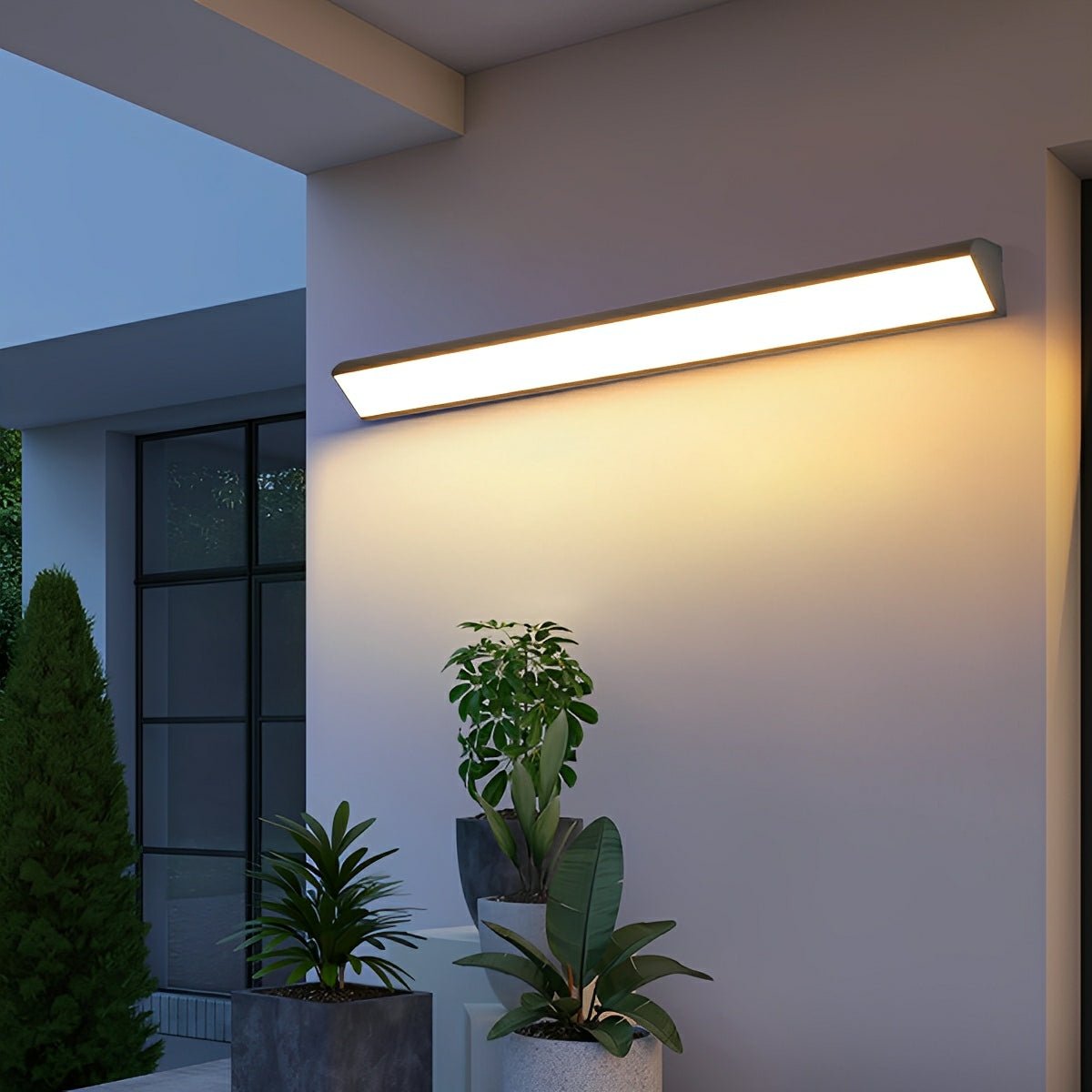 Waterproof Outdoor Motion Sensor LED Strip Lights Porch Light Exterior Wall Lights - Flyachilles