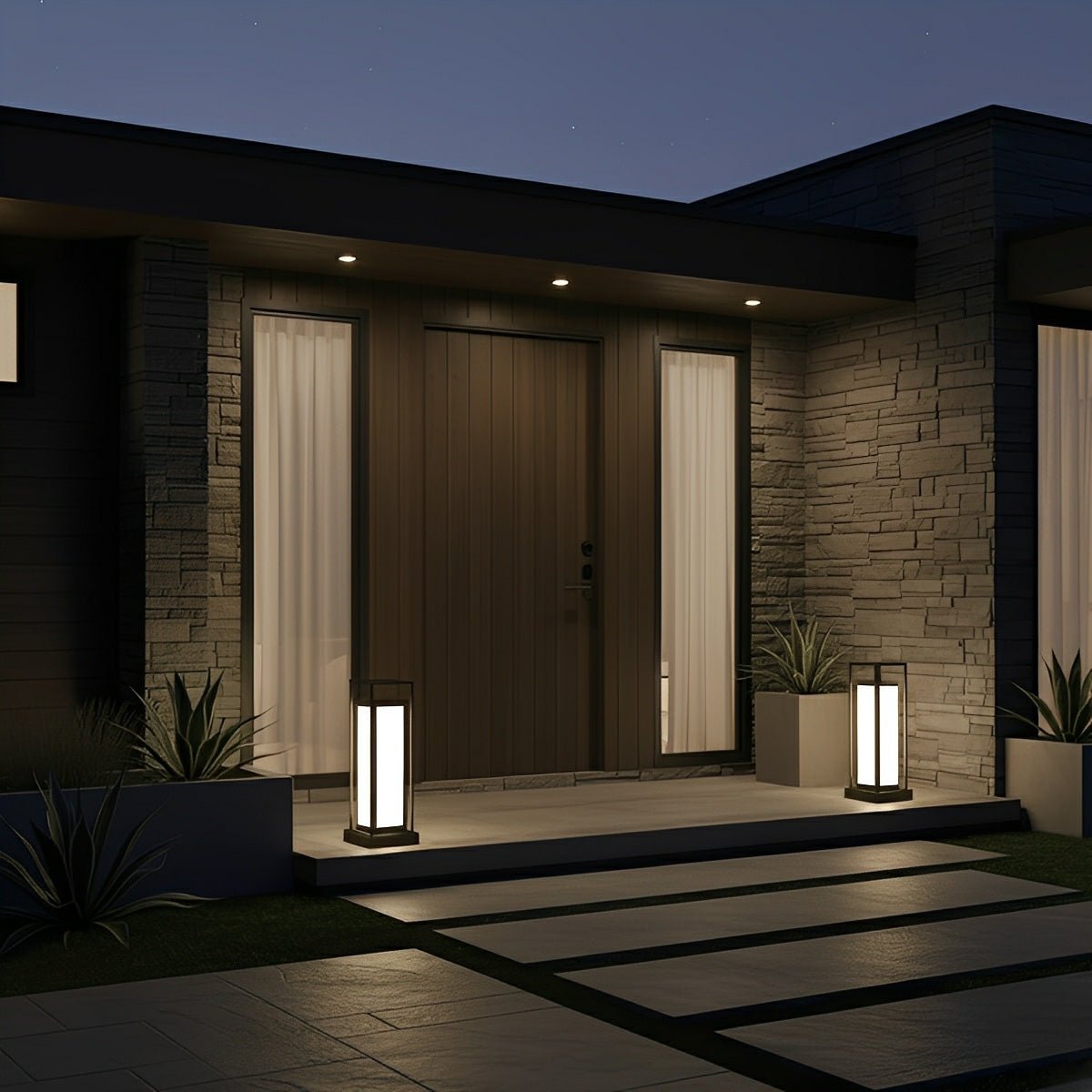 Waterproof Outdoor Post Lights LED Garden Lights Deck Light - Flyachilles