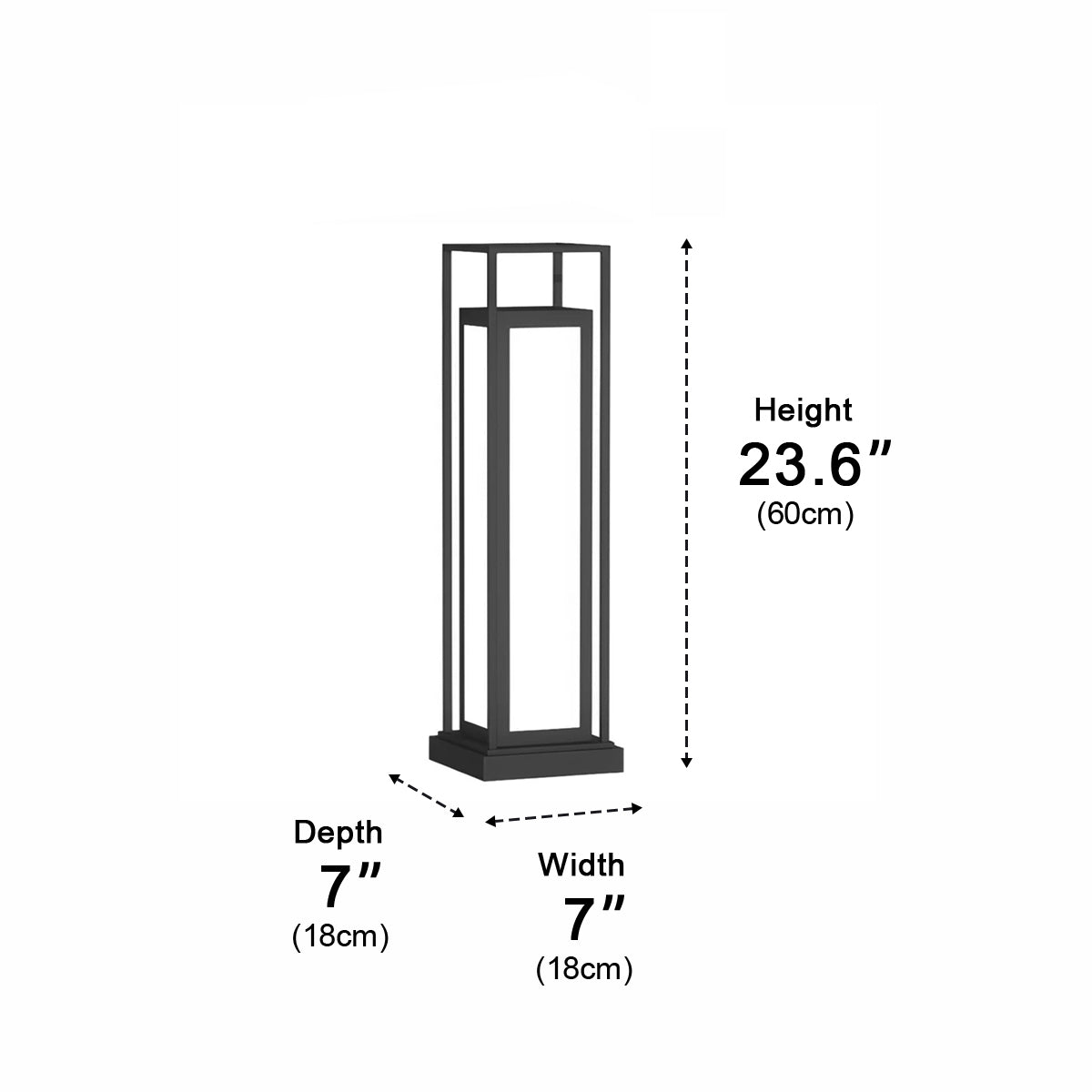 Waterproof Outdoor Post Lights LED Garden Lights Deck Light - Flyachilles