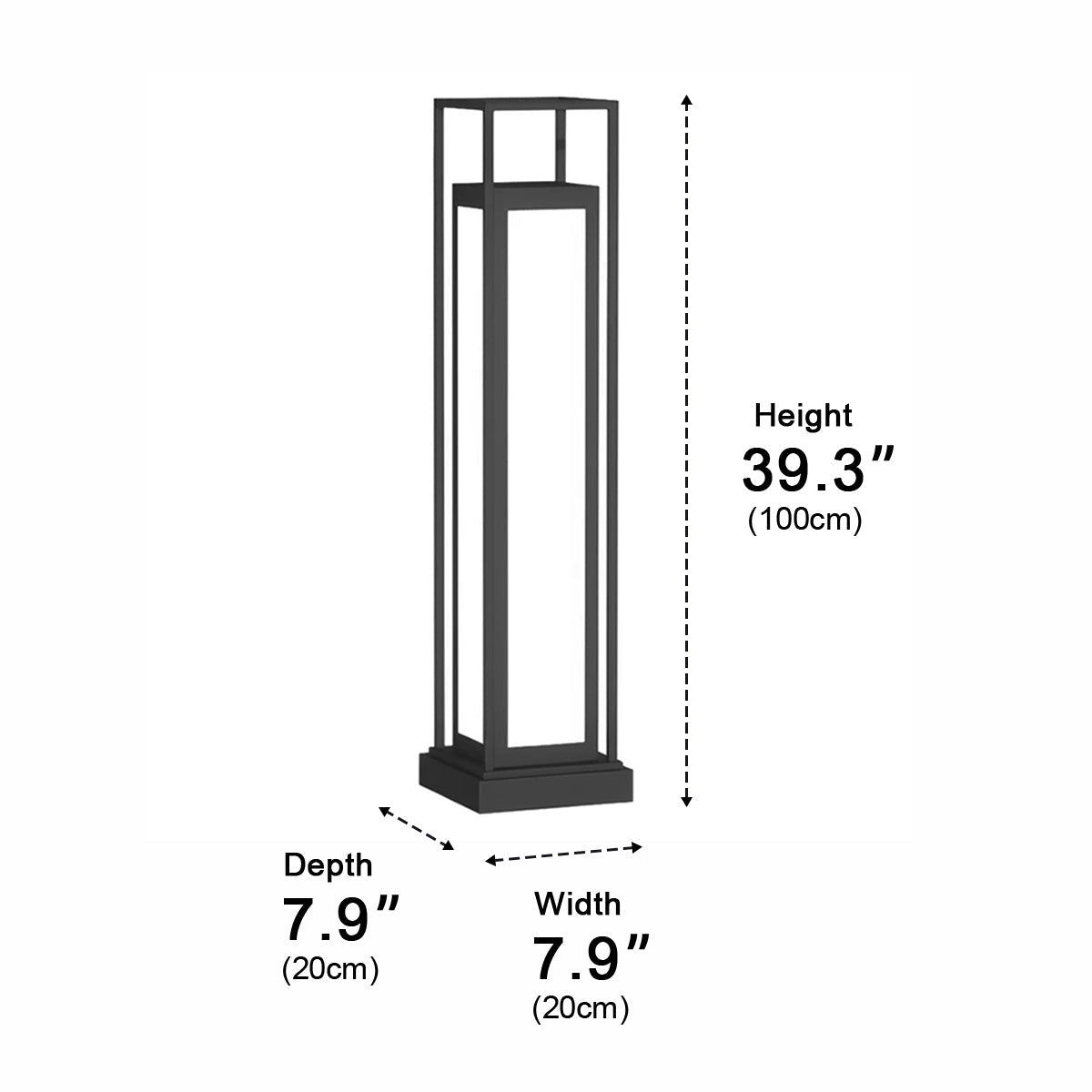 Waterproof Outdoor Post Lights LED Garden Lights Deck Light - Flyachilles