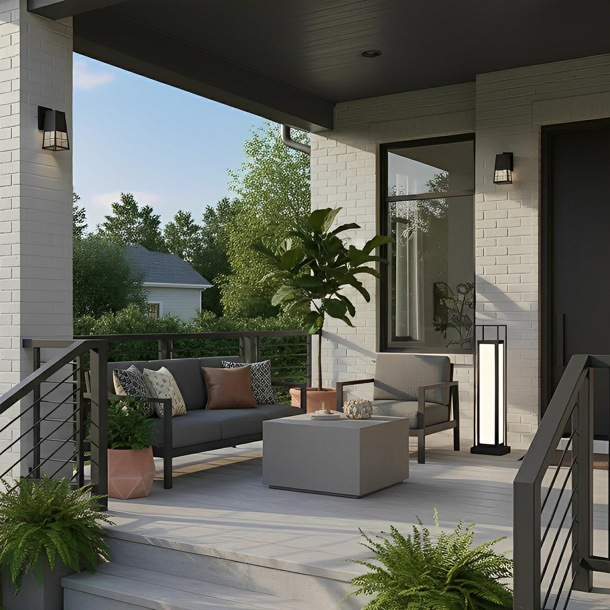 Waterproof Outdoor Post Lights LED Garden Lights Deck Light - Flyachilles