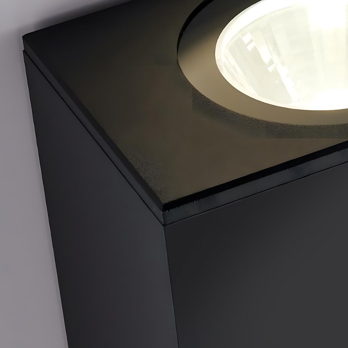 Waterproof Outdoor Rectangular Up and Down Dimmable Exterior Wall Lights - Flyachilles