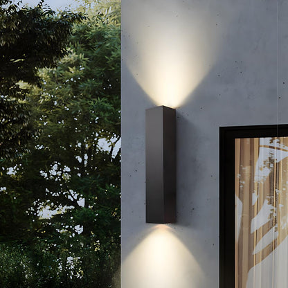 Waterproof Outdoor Rectangular Up and Down Exterior Wall Lights - Flyachilles