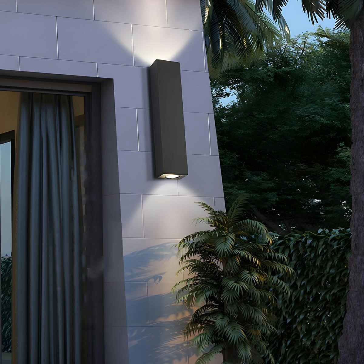 Waterproof Outdoor Rectangular Up and Down Exterior Wall Lights - Flyachilles