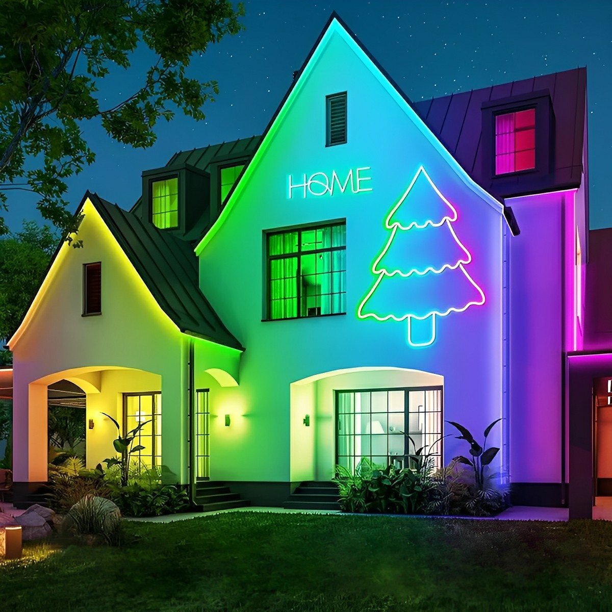 Waterproof Outdoor RGB Recessed Flexible LED Linear Light - Flyachilles