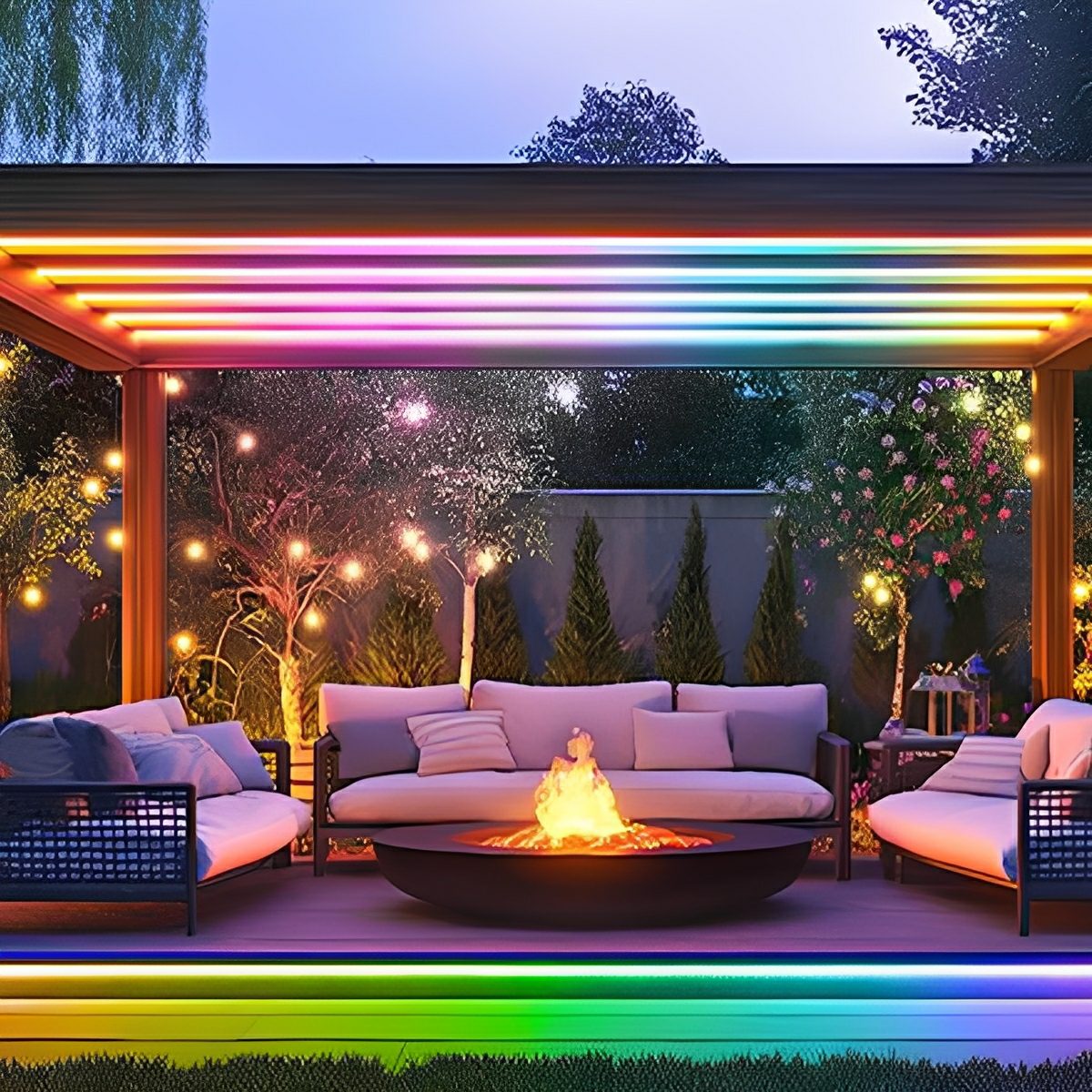 Waterproof Outdoor RGB Recessed Flexible LED Linear Light - Flyachilles