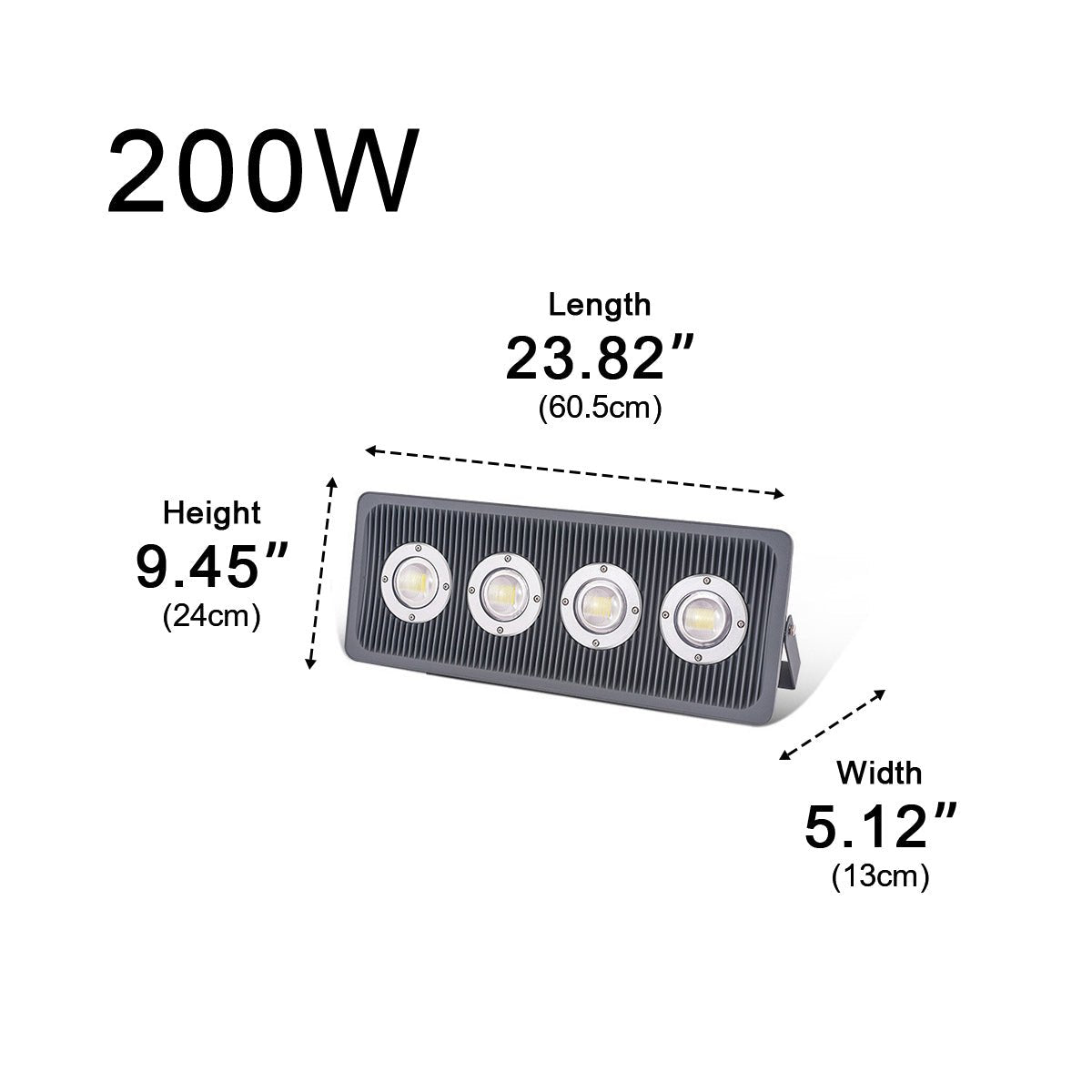Waterproof Outdoor Safety Explosion - Proof LED Floodlight - Flyachilles