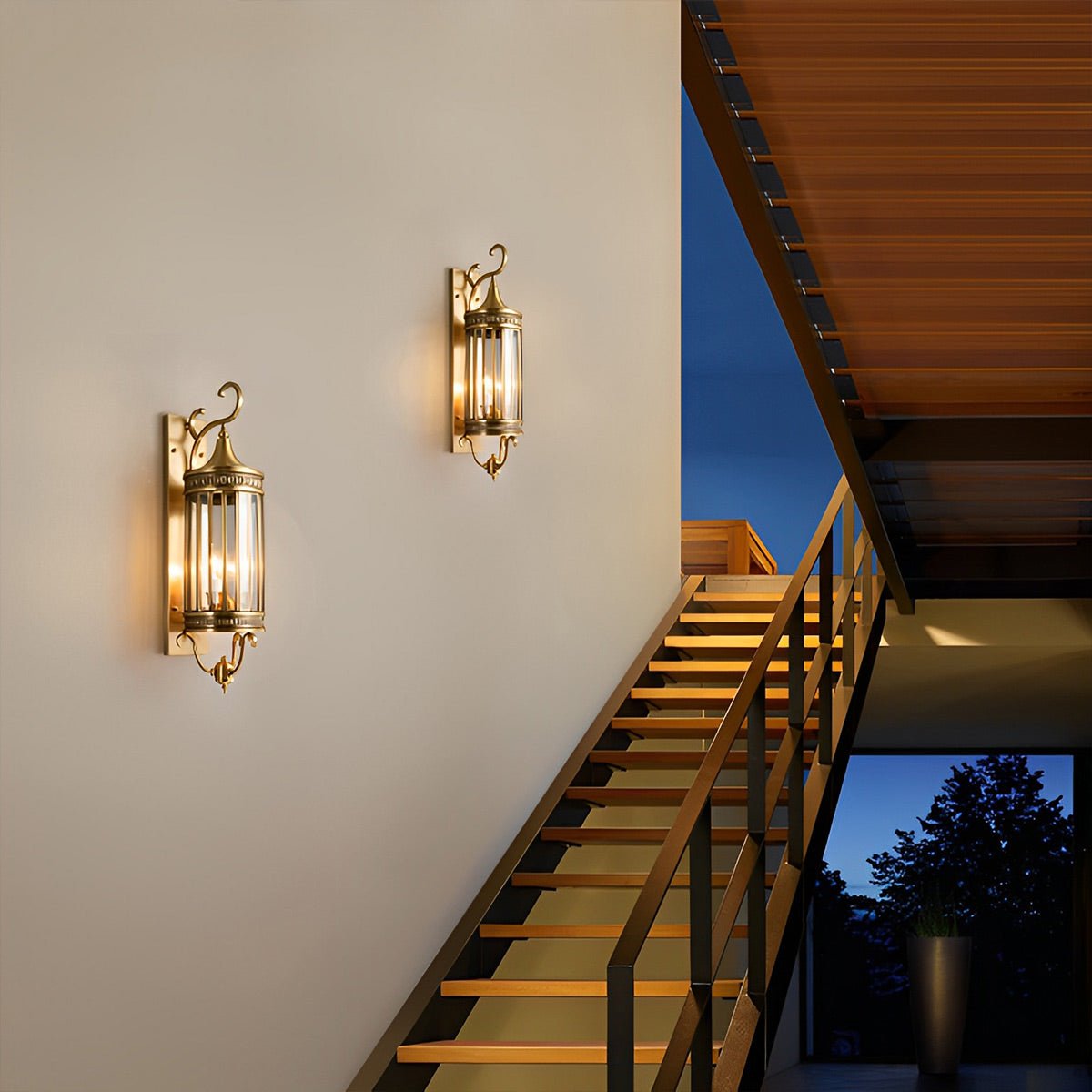 Waterproof Outdoor Vintage Mid Century LED Porch Light Wall Lights - Flyachilles
