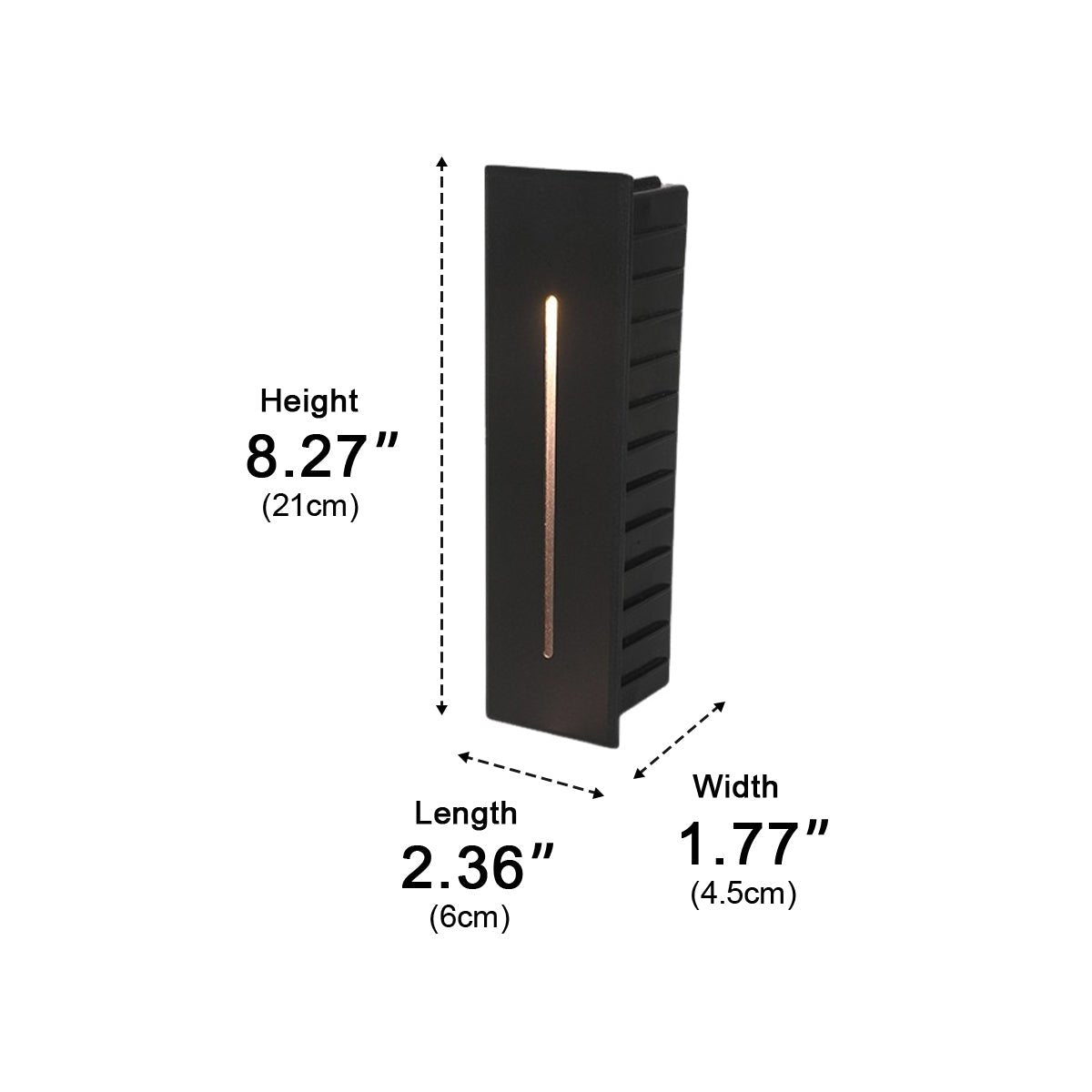 Waterproof Rectangle LED Waterproof Recessed Modern Foot Lights Step Lights - Flyachilles