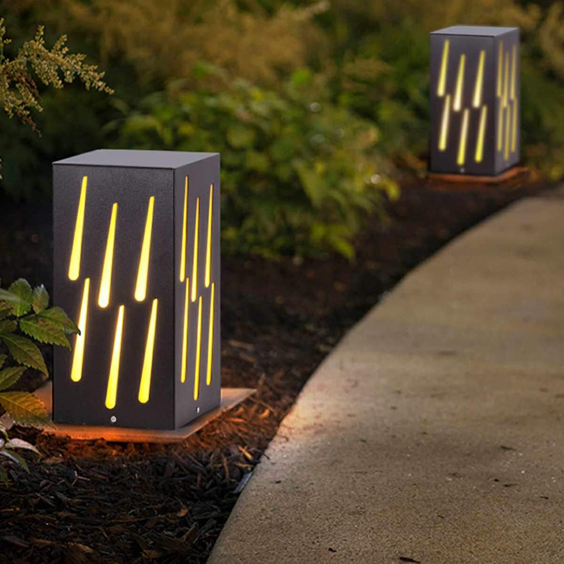 Waterproof Rectangular Meteor LED Outdoor Landscape Lighting - Flyachilles