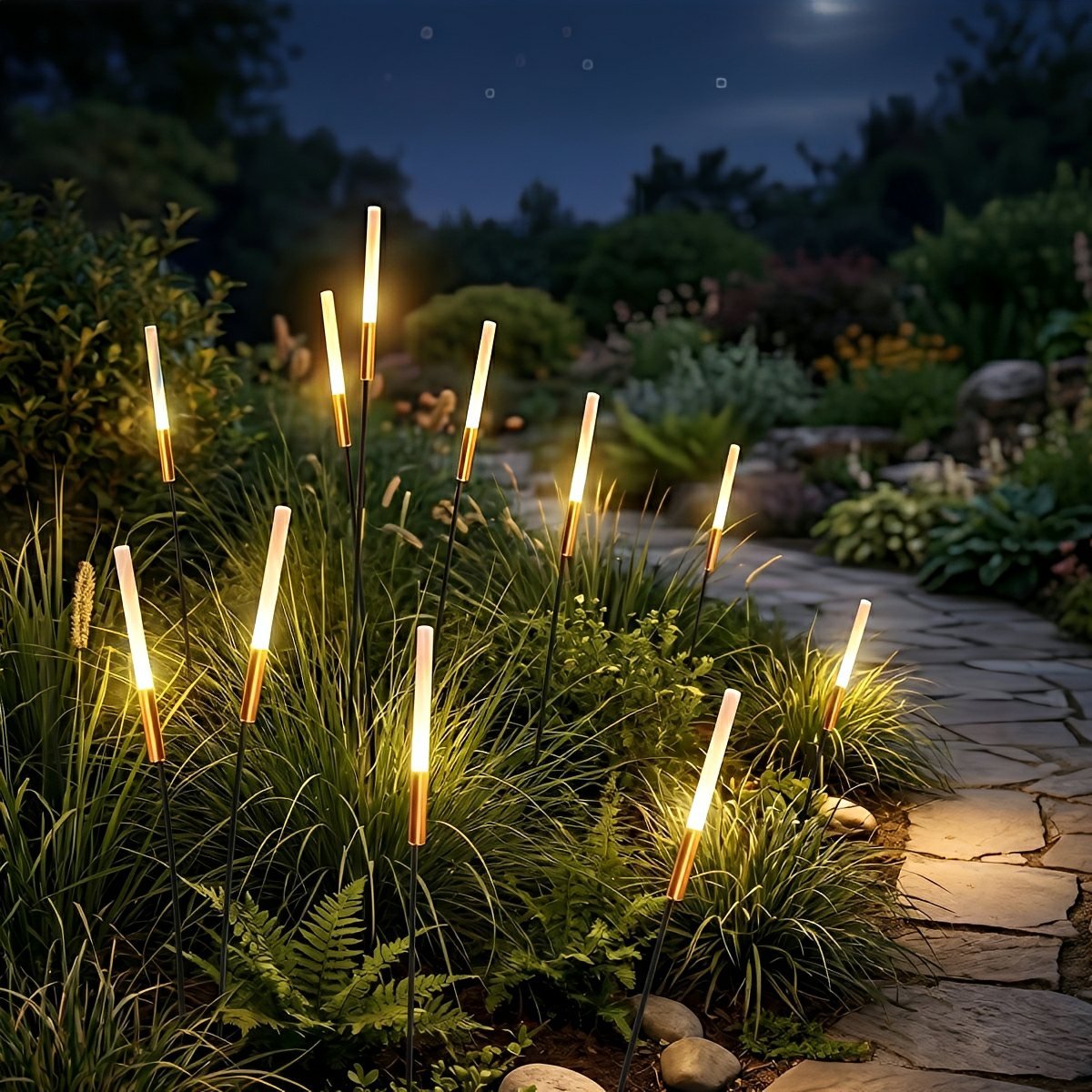 Waterproof Reed Shaped Lights LED Garden Landscape Lawn Lighting - Flyachilles