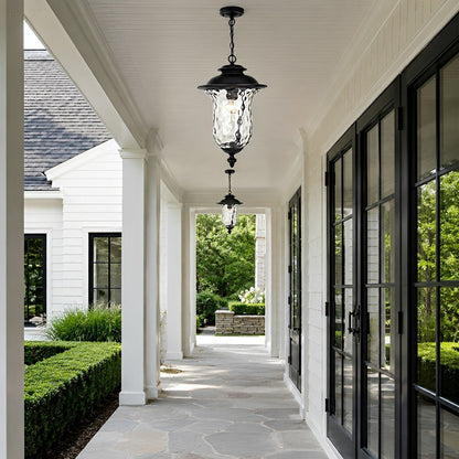 Waterproof Rustic Outdoor Hanging Lantern Pendant Lights - Flyachilles