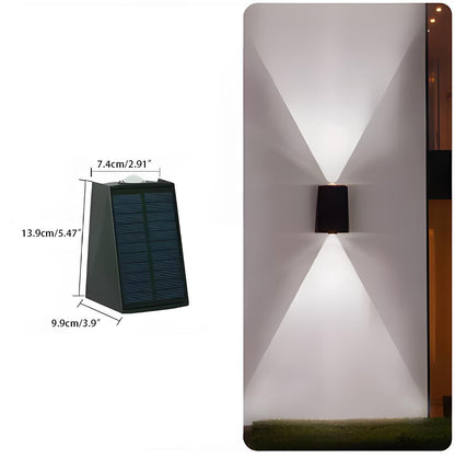 Waterproof Solar Aircraft Outdoor Up and Down Exterior Wall Washer Lights - Flyachilles