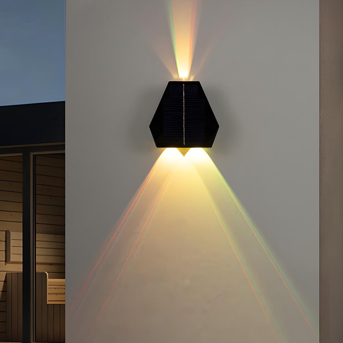 Waterproof Solar Aircraft Outdoor Up and Down Exterior Wall Washer Lights - Flyachilles
