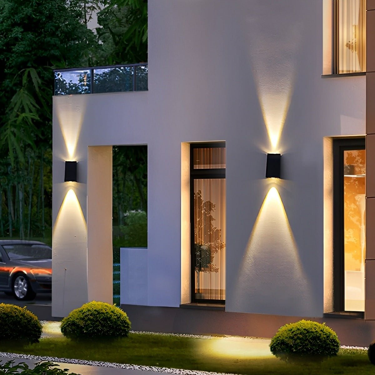 Waterproof Solar Aircraft Outdoor Up and Down Exterior Wall Washer Lights - Flyachilles