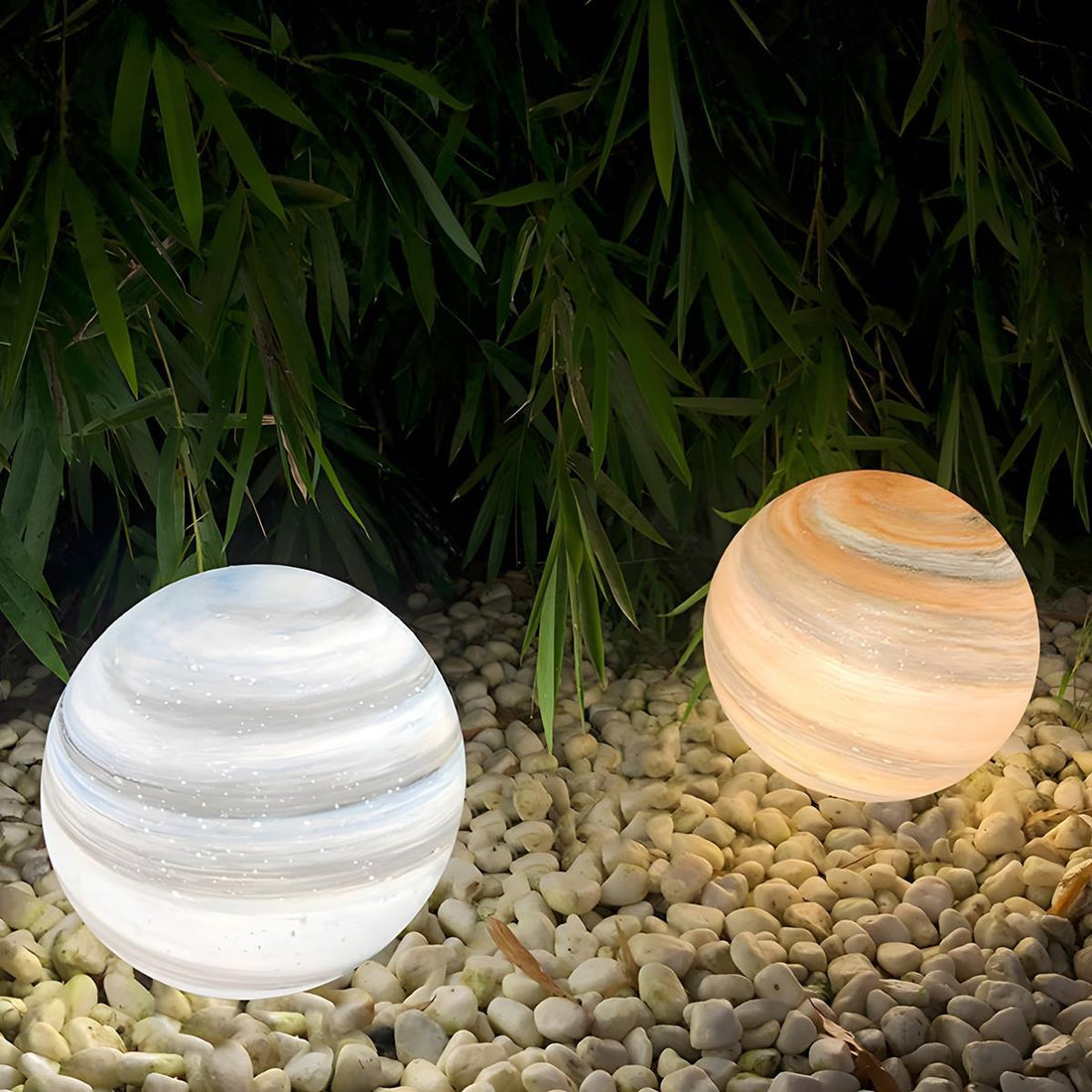 Waterproof Solar Globe Planet LED Outdoor Landscape Lighting - Flyachilles